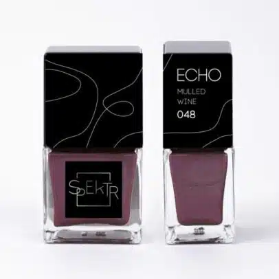 Stamping Nail Polish. Echo-Mulled Wine