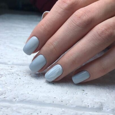 PANTONE-Glacier Grey nagels design