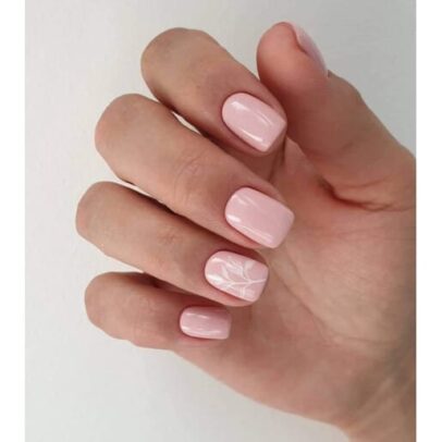 PANTONE-Rose Quartz nagels design